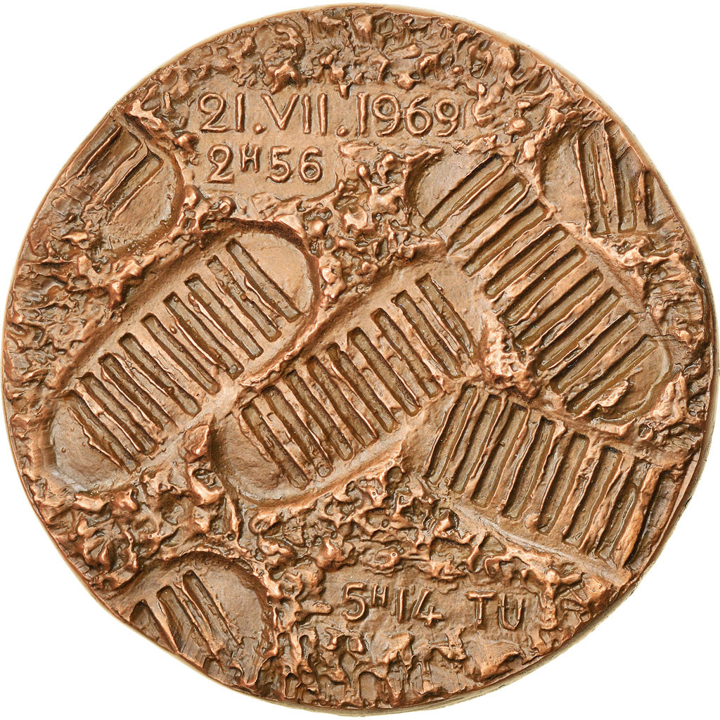 France, Medal, Le Premier Pas sur la Lune, Neil Amstrong, Sciences &