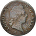 France, Louis XV, Sol à la vieille tête,1772, Lille, F(12-15), Copper,KM 545.12