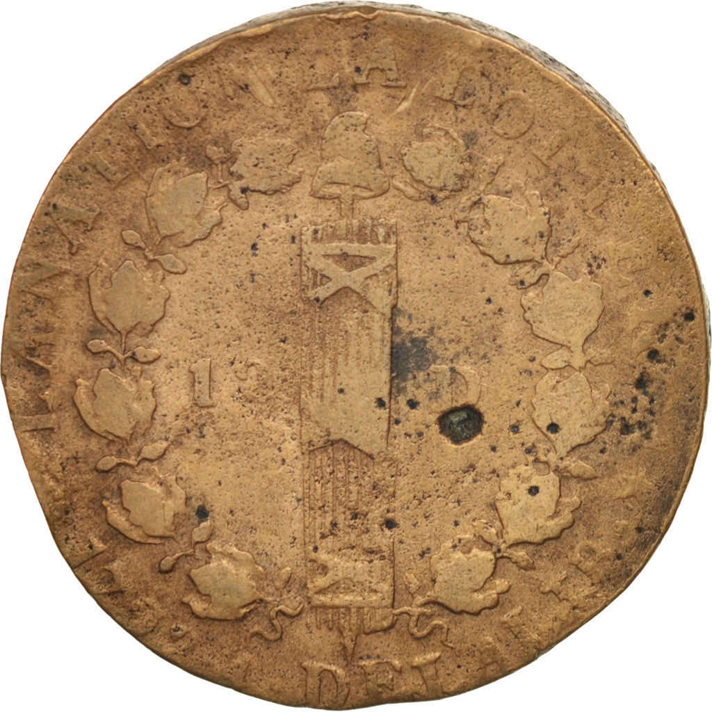 Münze, Frankreich, 12 deniers françois, 12 Deniers, 1792, Lille, SGE, Bronze