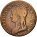 France, Dupré, 5 Centimes, 1796, Paris, VF(30-35), Bronze, KM:640.1