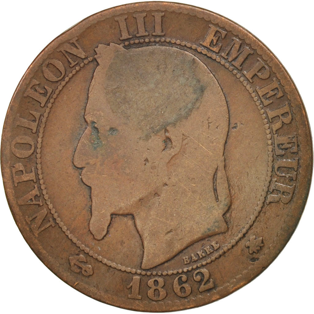 Münze, Frankreich, Napoleon III, Napoléon III, 5 Centimes, 1862, Paris, SGE+