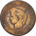 France, Cérès, 5 Centimes, 1882, Paris, VF(20-25), Bronze, KM:821.1