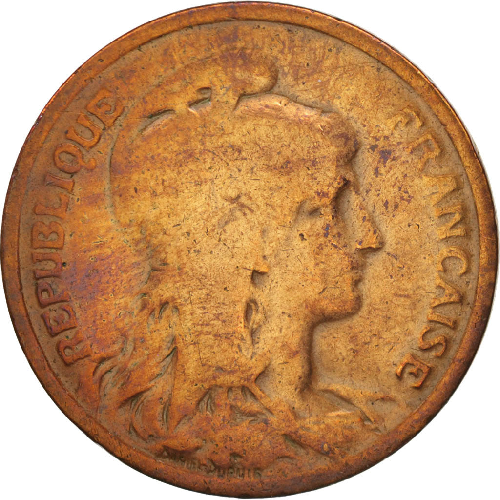 France, Dupuis, 10 Centimes, 1920, Paris, VF(20-25), Bronze, KM:843, Gadoury:277