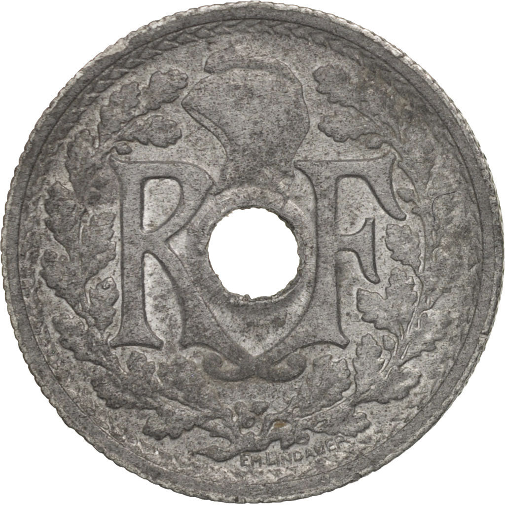 Coin, France, Lindauer, 10 Centimes, 1946, Beaumont - Le Roger, EF(40-45), Zinc