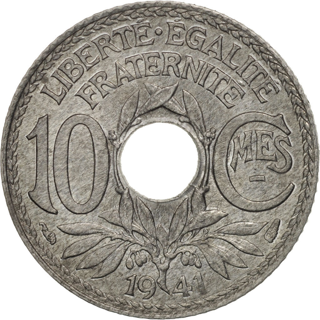 France, Lindauer, 10 Centimes, 1941, SUP, Zinc, KM:896, Gadoury:288