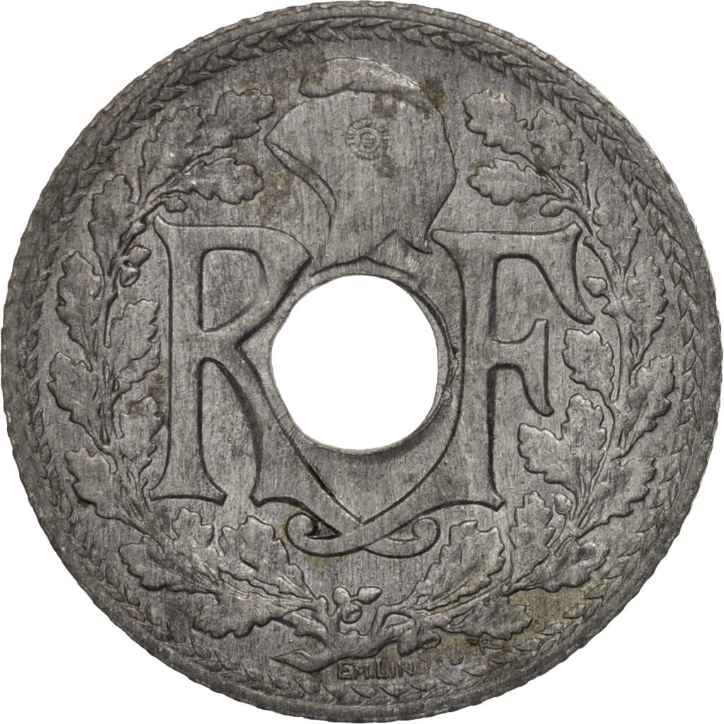 France, 10 Centimes, 1941, EF(40-45), Zinc, KM:895, Gadoury:288
