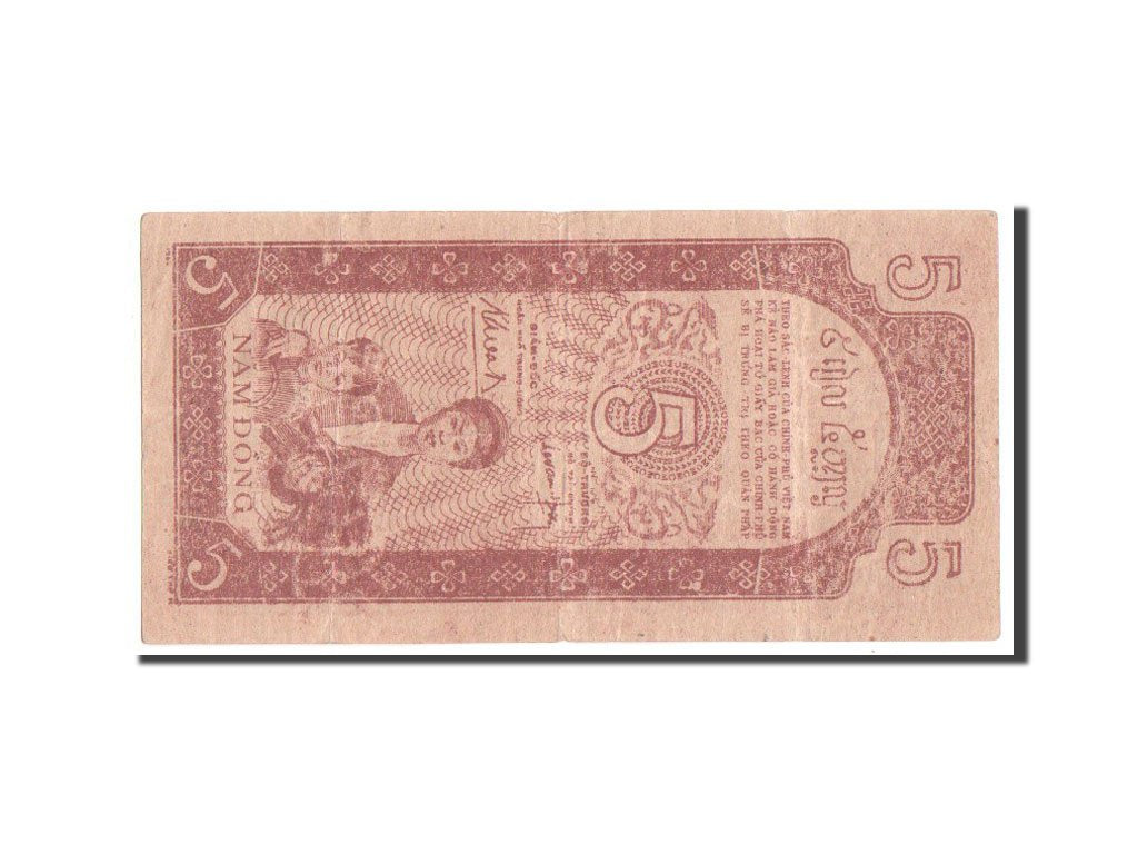 Viet Nam, 5 D<ox>ng, 1947, KM #10Ab, VF(30-35), U