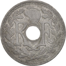 Frankreich, Lindauer, 20 Centimes, 1945, S+, Zinc, KM:907.1, Gadoury:324