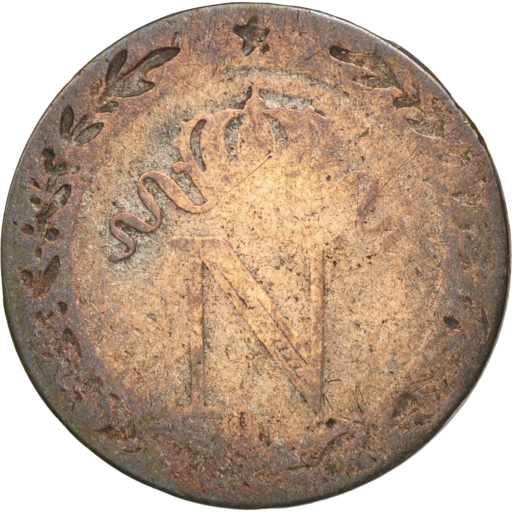 France, Napoléon I, 10 Centimes, 1808, Paris, TB, Billon, KM:676.1, Gadoury:190
