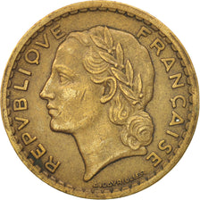 France, Lavrillier, 5 Francs, 1945, VF(30-35), Aluminum-Bronze, KM:888a.2