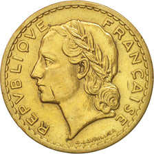 Coin, France, Lavrillier, 5 Francs, 1946, Castelsarrasin, EF(40-45)