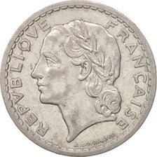 Coin, France, Lavrillier, 5 Francs, 1946, Beaumont - Le Roger, EF(40-45)