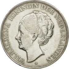 Netherlands, Wilhelmina I, 2-1/2 Gulden, 1937, AU(50-53), Silver, KM:165