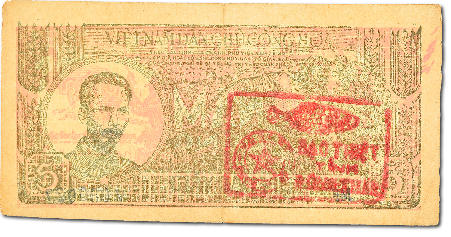 Banknote, Viet Nam, 5 D<ox>ng, 1948, EF(40-45)