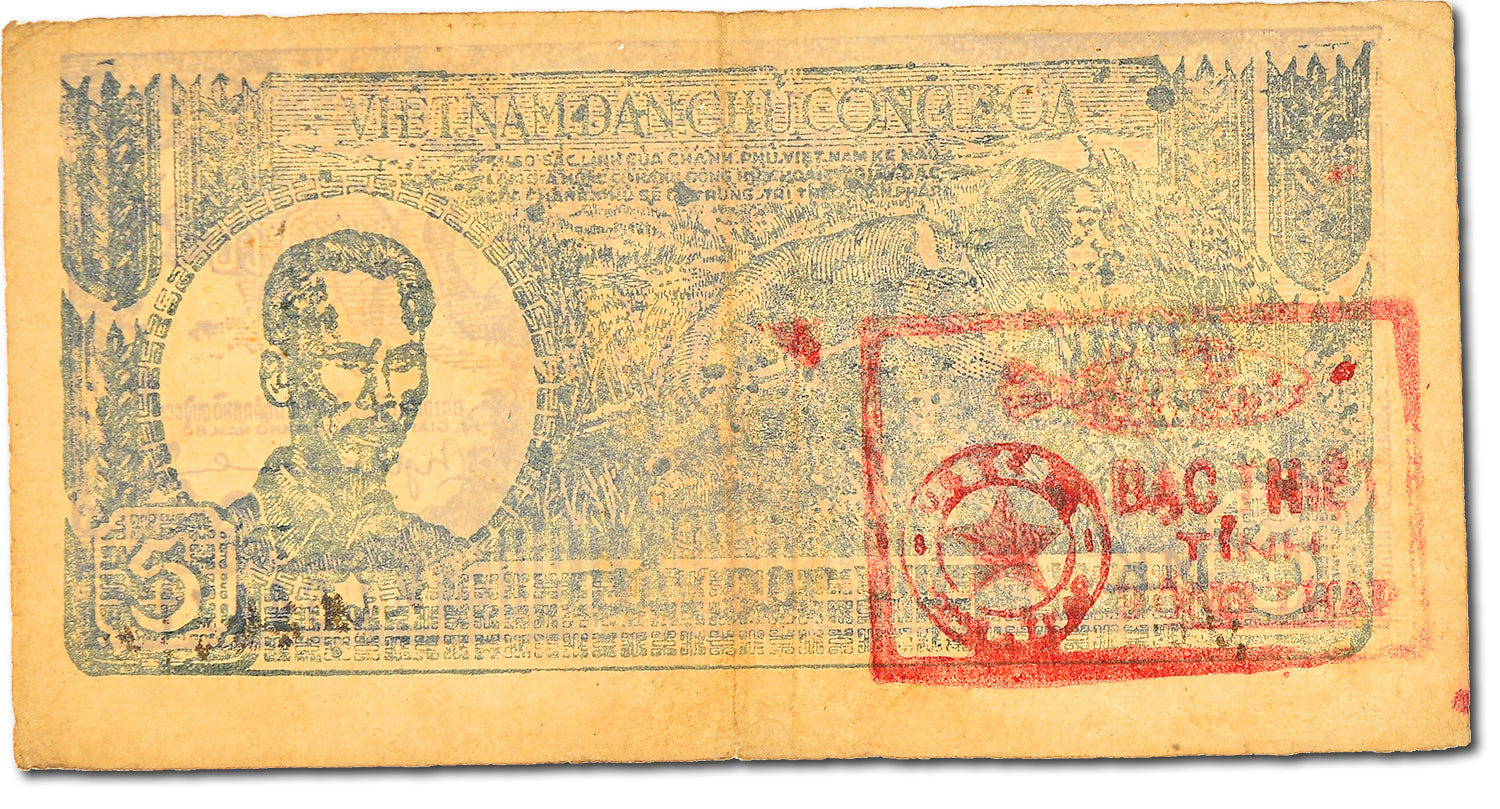 Banknote, Viet Nam, 5 D<ox>ng, 1948, EF(40-45)
