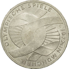 Coin, GERMANY - FEDERAL REPUBLIC, 10 Mark, 1972, Hamburg, AU(50-53), Silver