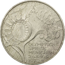 Münze, Bundesrepublik Deutschland, 10 Mark, 1972, Munich, SS+, Silber, KM:133