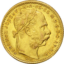 Moneda, Hungría, Franz Joseph I, 8 Forint 20 Francs, 1882, Kormoczbanya, EBC