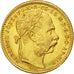 Monnaie, Hongrie, Franz Joseph I, 8 Forint 20 Francs, 1882, Kormoczbanya, SUP