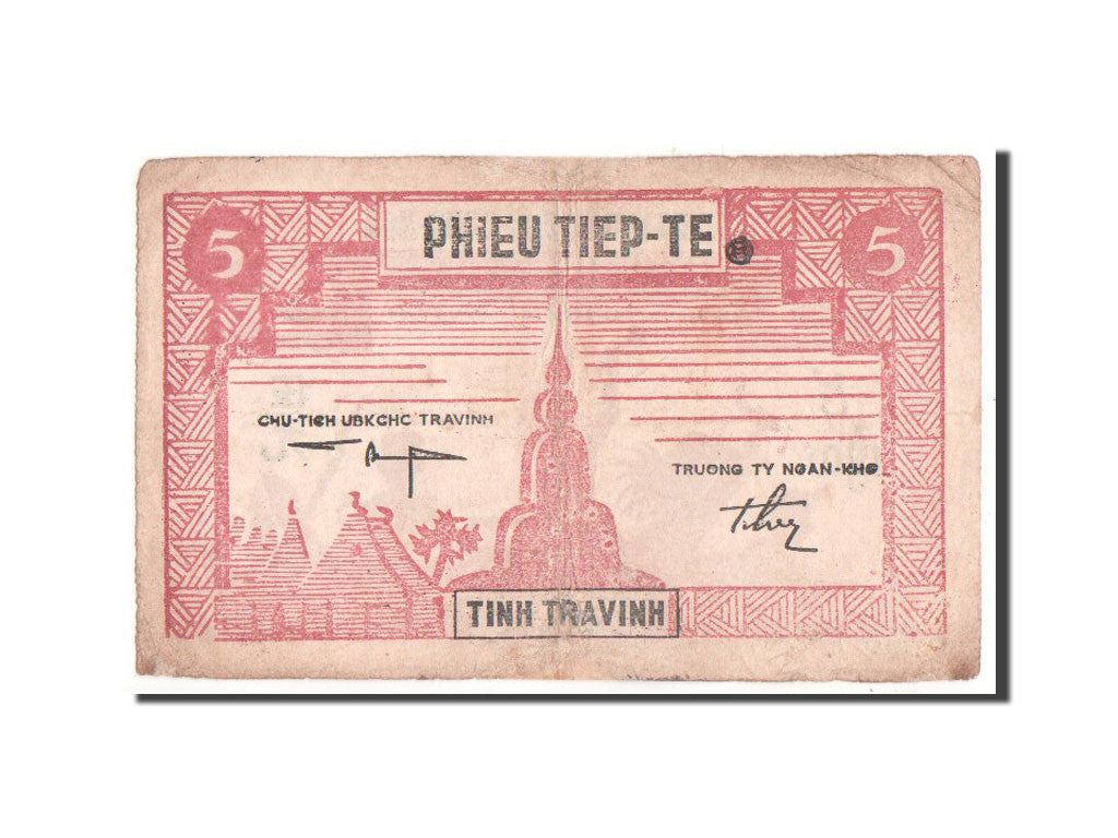 Banknote, Viet Nam, 5 D<ox>ng, 1949, VF(30-35)