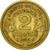 Moneta, Francja, Morlon, 2 Francs, 1936, EF(40-45), Aluminium-Brąz, KM:886