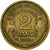 Moneta, Francja, Morlon, 2 Francs, 1932, EF(40-45), Aluminium-Brąz, KM:886