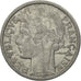 Moneda, Francia, Morlon, 2 Francs, 1946, Beaumont - Le Roger, BC+, Aluminio