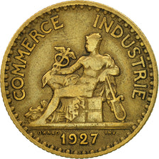 Monnaie, France, Chambre de commerce, Franc, 1927, Paris, TB+, Aluminum-Bronze