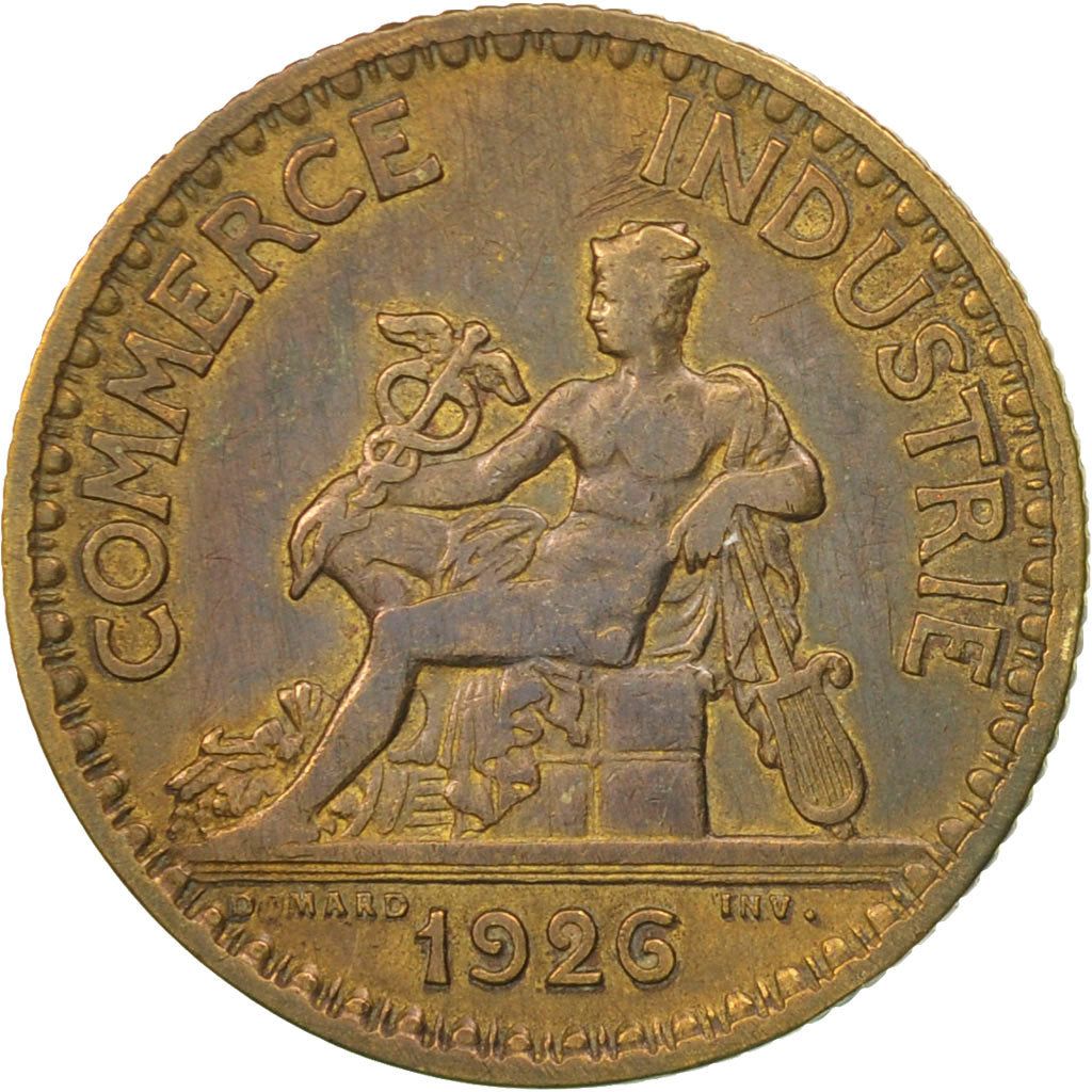 Coin, France, Chambre de commerce, Franc, 1926, Paris, EF(40-45)
