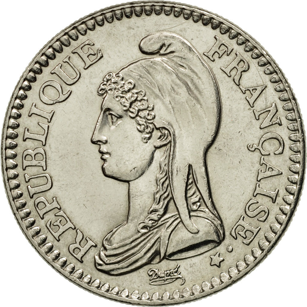 Coin, France, République, Franc, 1992, Paris, AU(55-58), Nickel, KM:1004.1