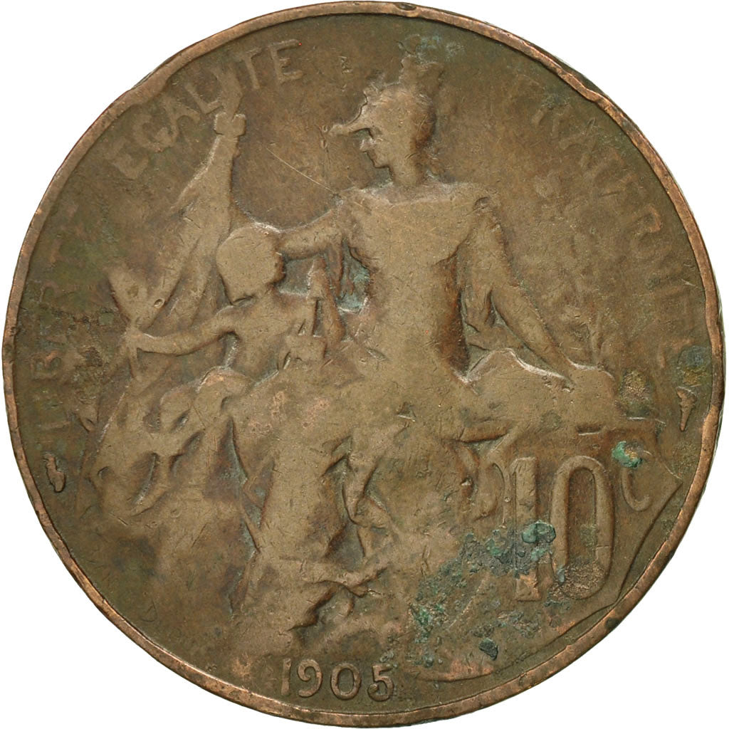 Monnaie, France, Dupuis, 10 Centimes, 1905, Paris, TB+, Bronze, KM:843