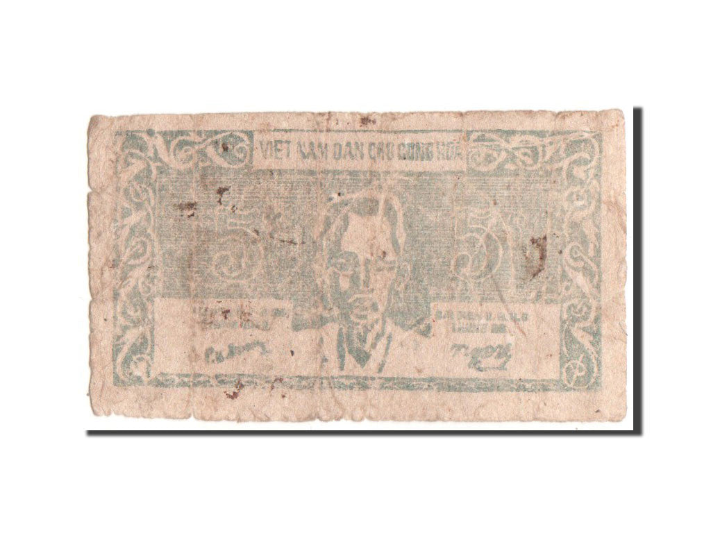 Banconote, Vietnam, 5 D<ox>ng, 1949, B+