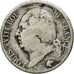 Moneda, Francia, Louis XVIII, Louis XVIII, 2 Francs, 1823, Paris, BC+, Plata