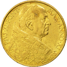 Coin, VATICAN CITY, Pius XI, 100 Lire, 1932, AU(55-58), Gold, KM:9