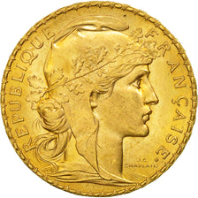 Moneta, Francia, Marianne, 20 Francs, 1913, SPL, Oro, KM:857, Gadoury:1064a