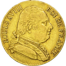 Francia, 20 Francs, 1815, London, BC+, Oro, KM:1, Gadoury:1027