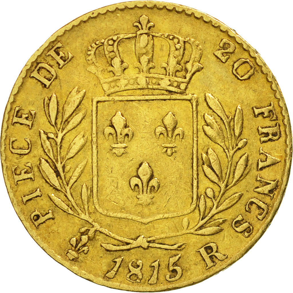 France, 20 Francs, 1815, London, TB+, Or, KM:1, Gadoury:1027