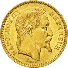 Moneda, Francia, Napoleon III, Napoléon III, 20 Francs, 1866, Paris, EBC, Oro