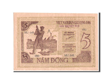 Viet Nam, 5 D<ox>ng, 1946, KM #3a, EF(40-45), MU