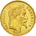 Francia, Napoleon III, 20 Francs, 1861, Paris, EBC, Oro, KM:801.1
