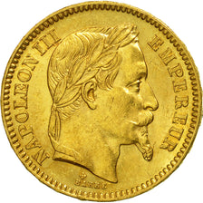 France, Napoleon III, 20 Francs, 1862, Strasbourg, SUP, Or, KM 801.2, Gad 1062