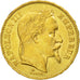 France, Napoleon III,  20 Francs, 1869, Strasbourg, AU(55-58), Gold, KM 801.2