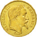 France, Napoleon III,  20 Francs, 1869, Strasbourg, AU(55-58), Gold, KM 801.2