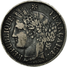 France, Cérès, 5 Francs, 1871, Bordeaux, TB+, Argent, KM:818.2, Gadoury:742