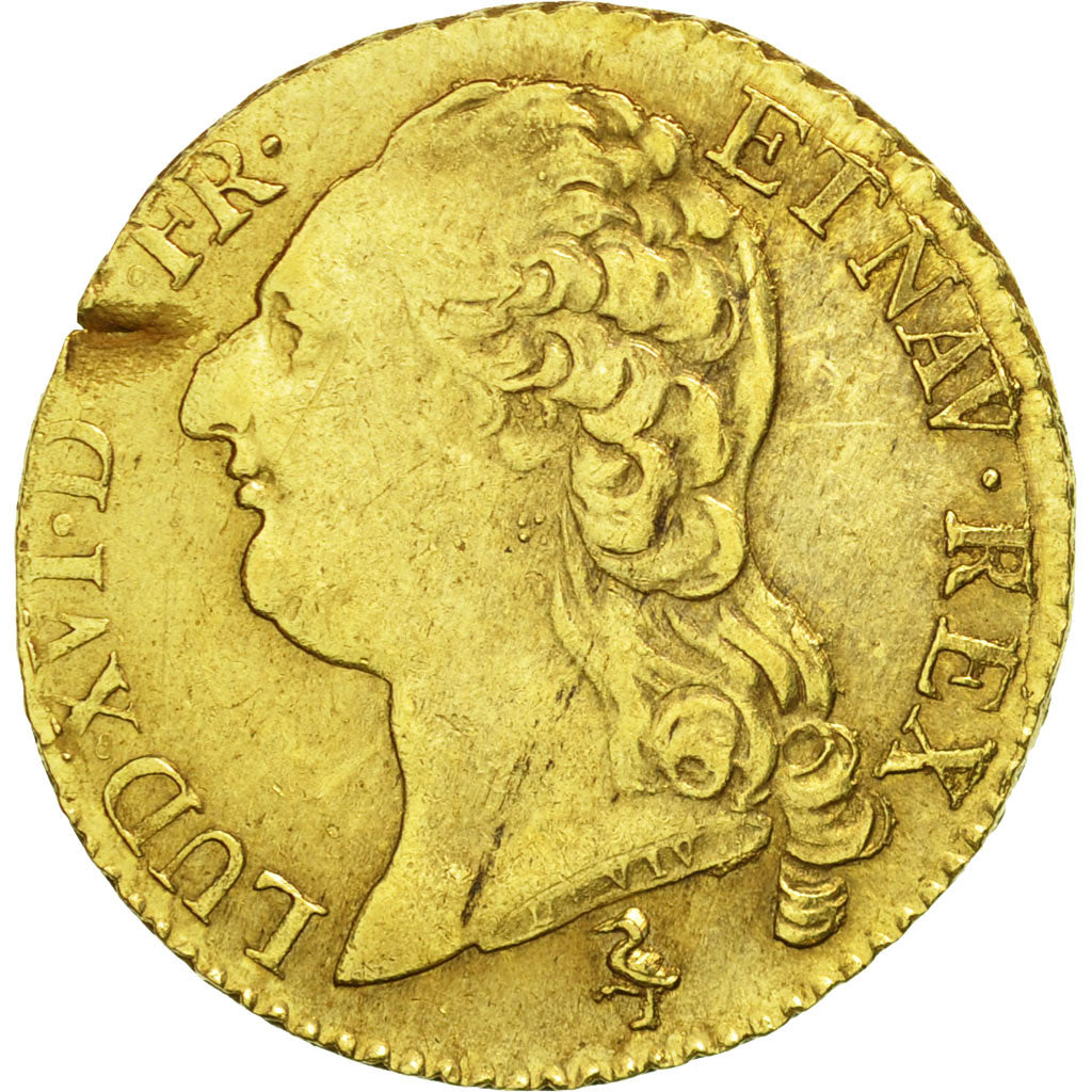 Monnaie, France, Louis XVI, Louis d'or à la tête nue, Louis d'Or, 1786, Paris