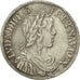 France, Louis XIV, 1/2 Écu à la mèche longue, 1649, Paris, VF(30-35), KM 164.1