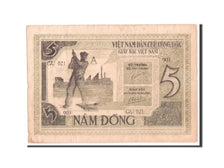 Banknote, Vietnam, 5 Dông, 1946, EF(40-45)