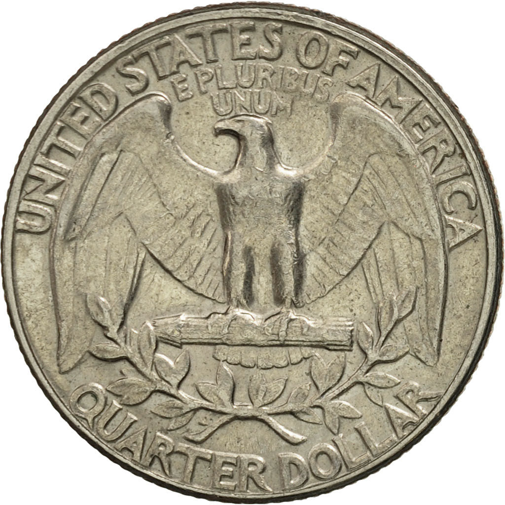 United States, Washington Quarter, 1971, U.S. Mint, Denver, EF(40-45), KM 164a