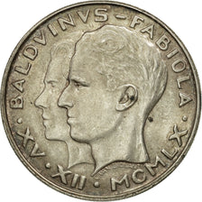 Belgium, 50 Francs, 50 Frank, 1960, AU(55-58), Silver, KM:152.1