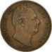 Moneda, Gran Bretaña, William IV, Farthing, 1837, MBC, Cobre, KM:705